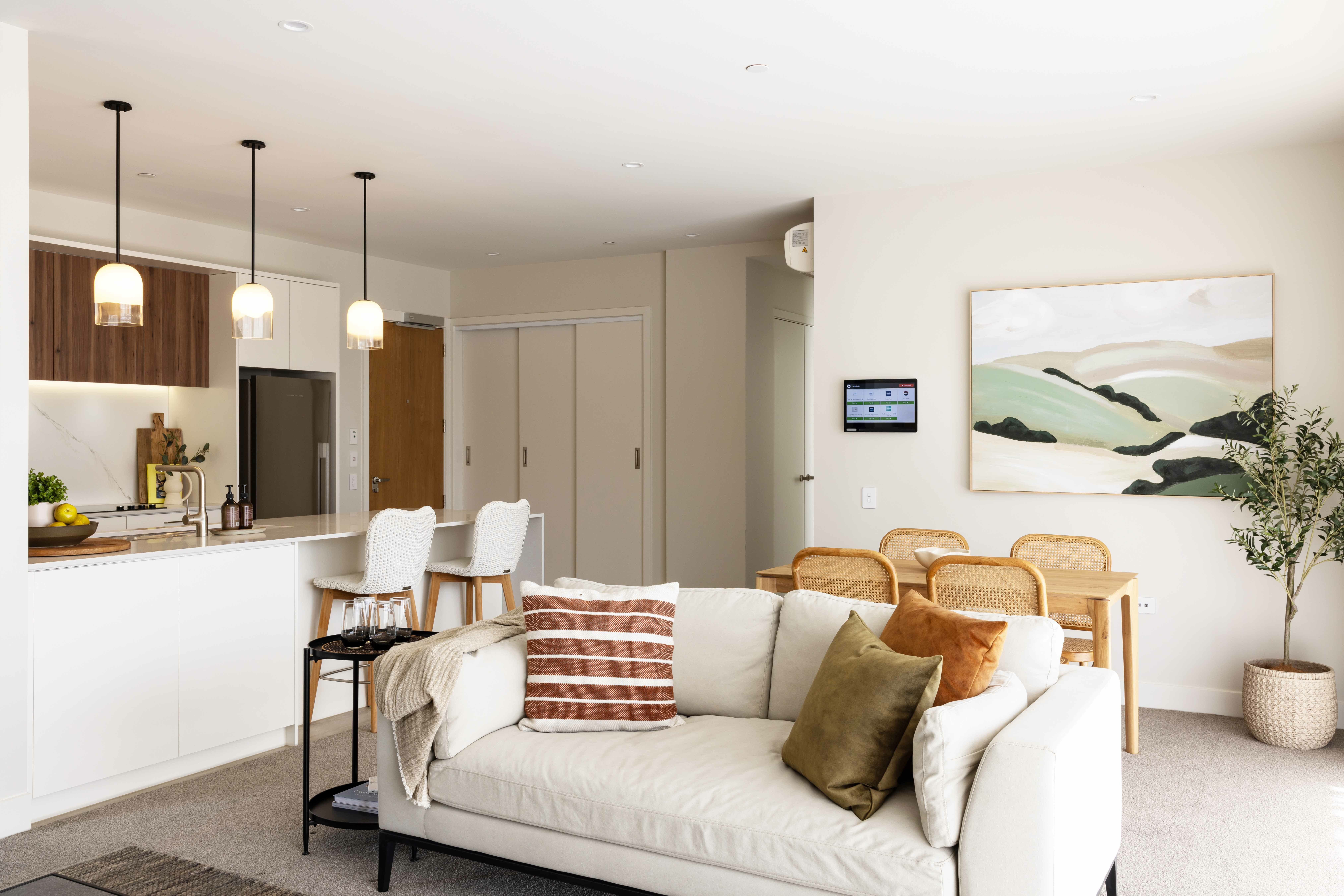 Nikau Apartments Living 09 MS Dec2023 Edit WEB